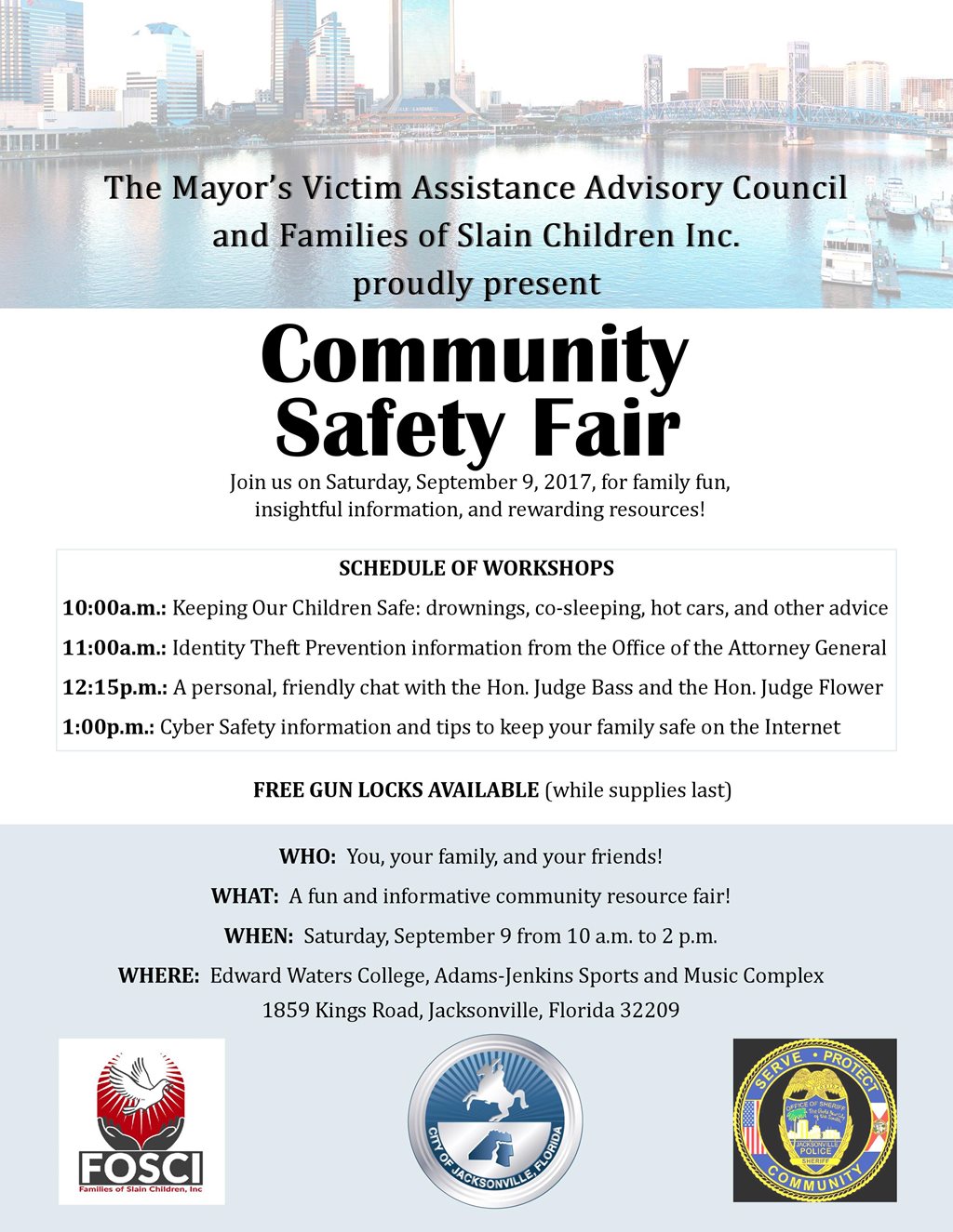 community safety flyer