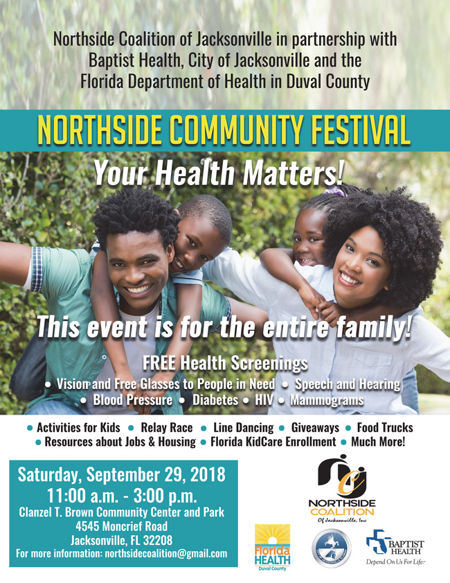 northside community festival flyer