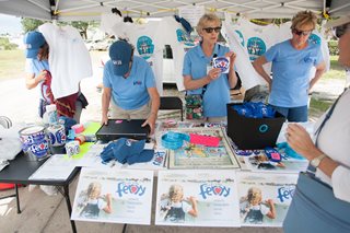 Photo of the Friends of the Ferry booth at the Ferry Fest.