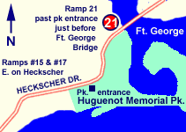 Map to Alamacini Boat Ramp