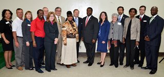 Mayor Brown joined community leaders and supporters of the Homeless Day Center to announce the Challenge Grant Effort in partnership with Wells Fargo