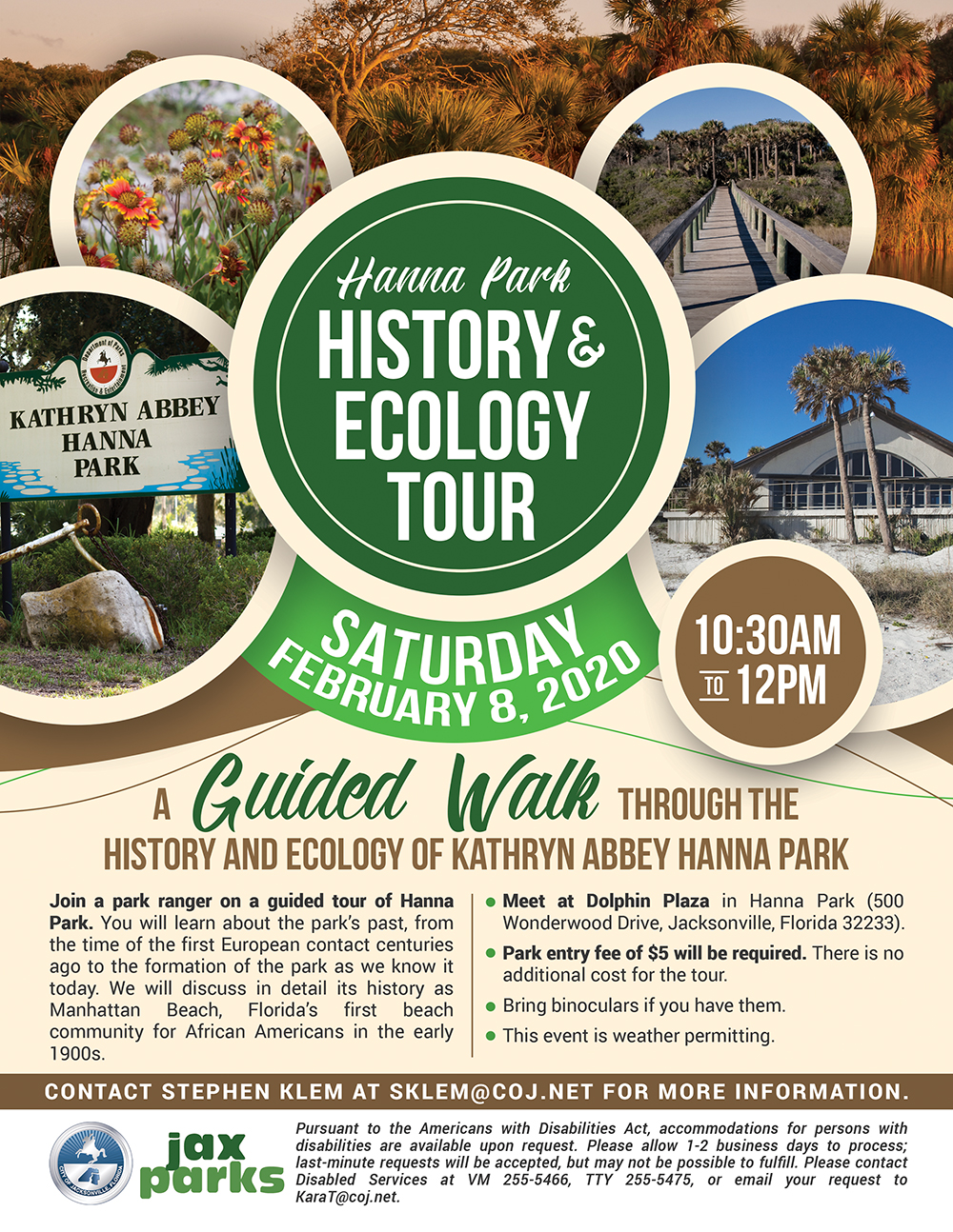 Hanna Park History and Ecology flyer