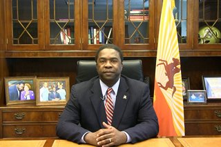 Mayor Brown announcing his retirement reform initiative