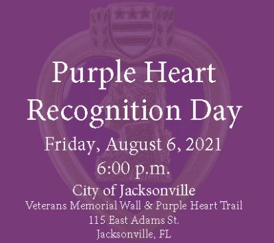 Purple Heart Recognition Day Event Info