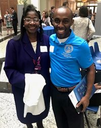 March 1, 2018 photo of Council Member Garrett Dennis and Duval County Public Schools Superintendent Patricia Willis at the Teachers are More Campaign Kick-off held at City Hall.