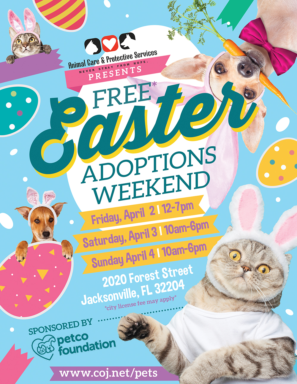 Easter Adoption Event Flyer