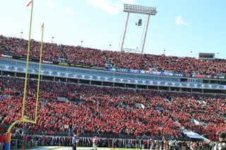 A shot of the stands from the 2014 Georgia-Florida game on Nov. 1, 2014