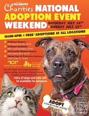 PetSmart Adoption Event Flyer