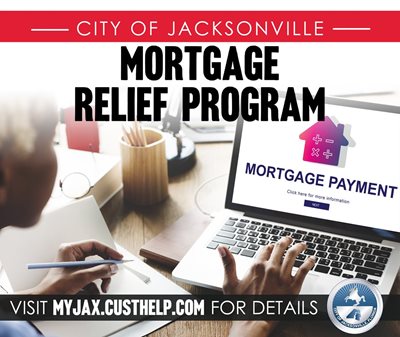 Mortgage Relief Program - Woman on computer