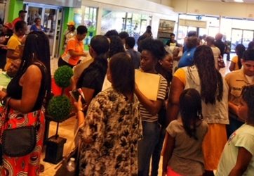 September 15, 2018 photo of the Historically Black Colleges and Universities Fair at Kingdom Plaza.
