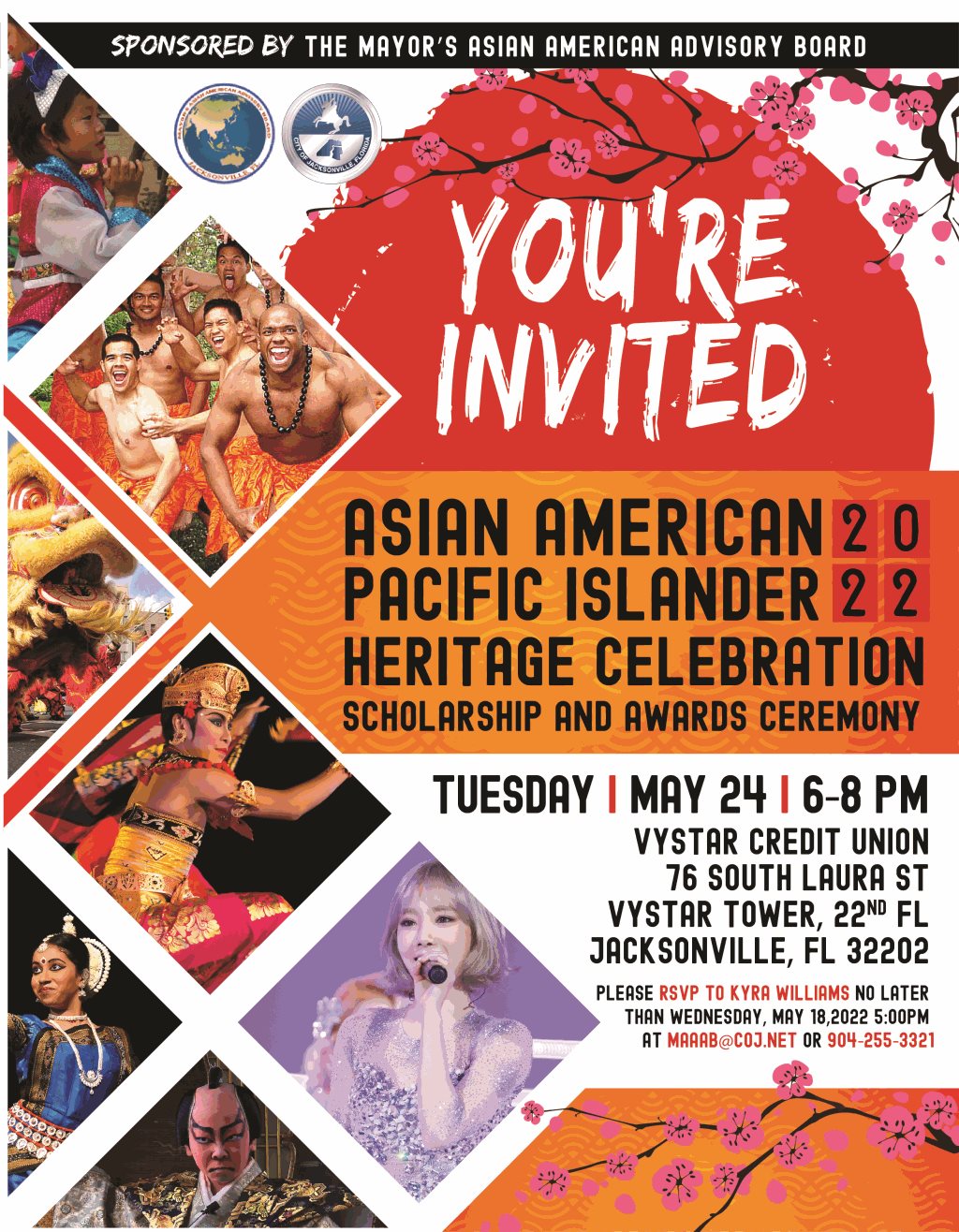 Asian American Pacific Islander Heritage Celebration Flyer 2022
