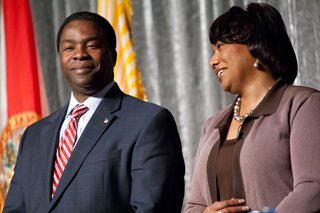Mayor Alvin Brown and Dr. Bernice A. King