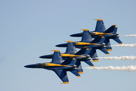 The Navy's Blue Angels will perform at the Jacksonville Sea & Sky Spectacular