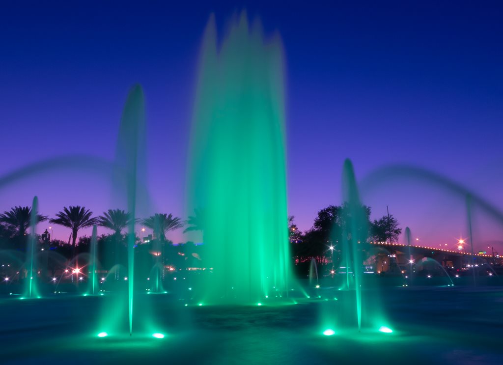 Friendship Fountain in Downtown Jacksonville