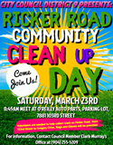Ricker Road Clean Up Flyer