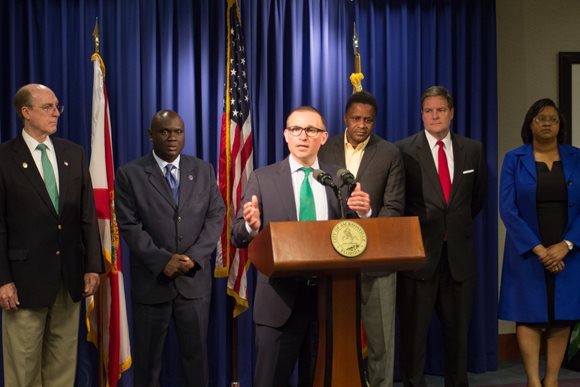 Mayor Curry joined members of the City Council and the Duval Legislative Delegation to announce this year's wins from the legislative session