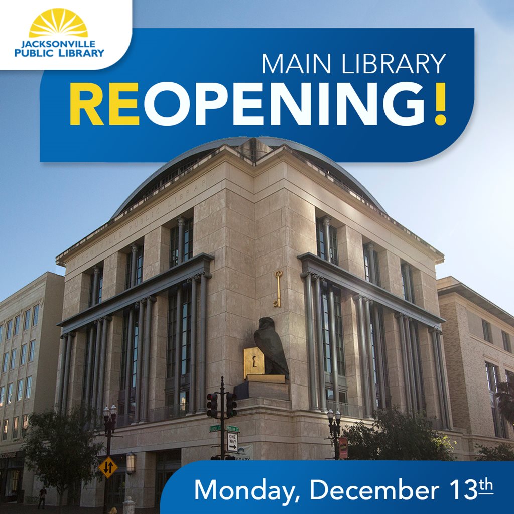 main library reopens december 13, 2021