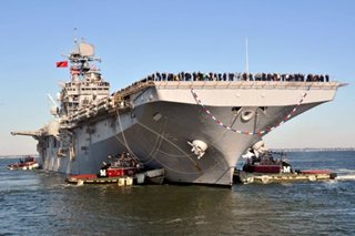 The Navy-Marine Corps Classic will be played on the deck of the USS Bataan in Jacksonville