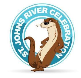 St. Johns River Celebration with cartoon otter