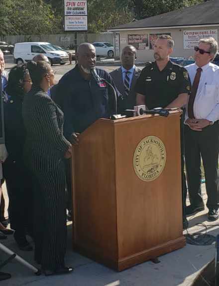 Photo of January 7, 2020 Press Conference Regarding Senseless Killings on Jacksonville's Northside