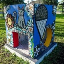 complete dog park mosaic
