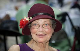 Senior Woman Wearing Hat