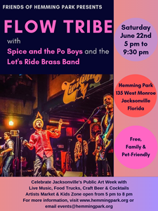flow tribe concert poster