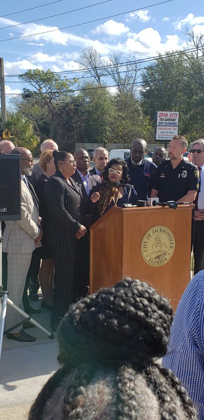 Photo of January 7, 2020 Press Conference Regarding Senseless Killings on Jacksonville's Northside