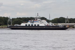 Photo of the St.Johns River Ferry vessel, the Jean Ribault.