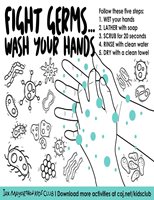 wash your hands coloring page