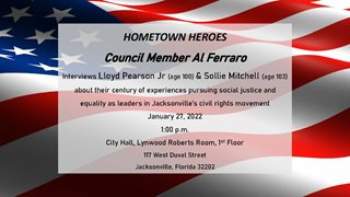 October 7, 2021 Hometown Heroes Flyer.  Full text shown to the right.
