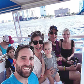 group on a boat tour