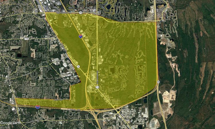 Proposed Aerial Treatment between Baymeadows and the East 295 beltway's curve,