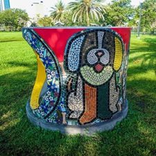 dog park mosaic