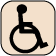 Wheelchair Image Icon Representing ADA Accessibility