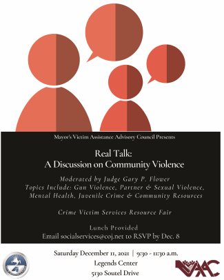 VAAC Community Violence Discussion FLYER