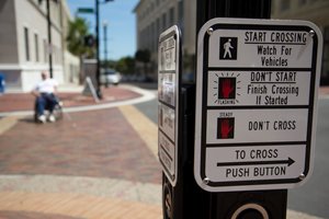 Audible Pedestrian Signals are located in several locations in Downtown Jacksonville