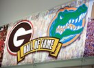 Florida vs. Georgia Hall of Fame display